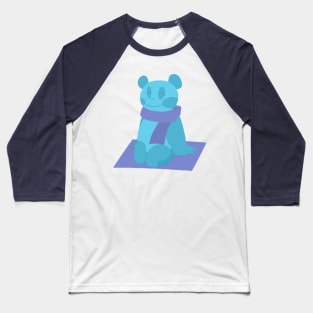 Little Blue Panda Baseball T-Shirt